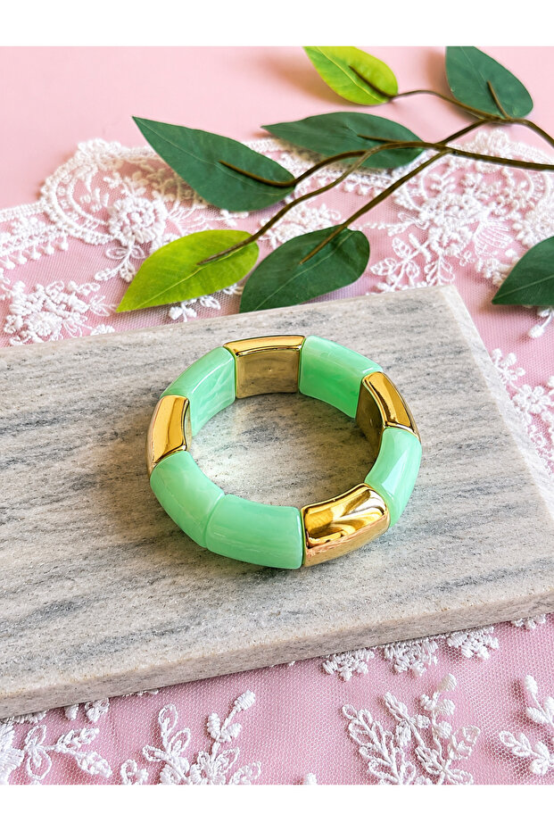 Elastic Colorful Stone Summer Bracelet