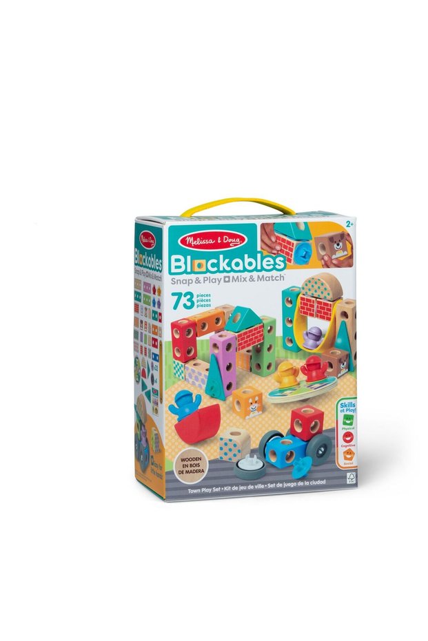 MELISSA AND DOUG SET DE CONSTRUCTIE DIN LEMN ORASUL