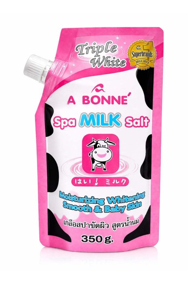 ' Milk Salt Body Scrub, Thai Moisturizing Spa Salt, 350g