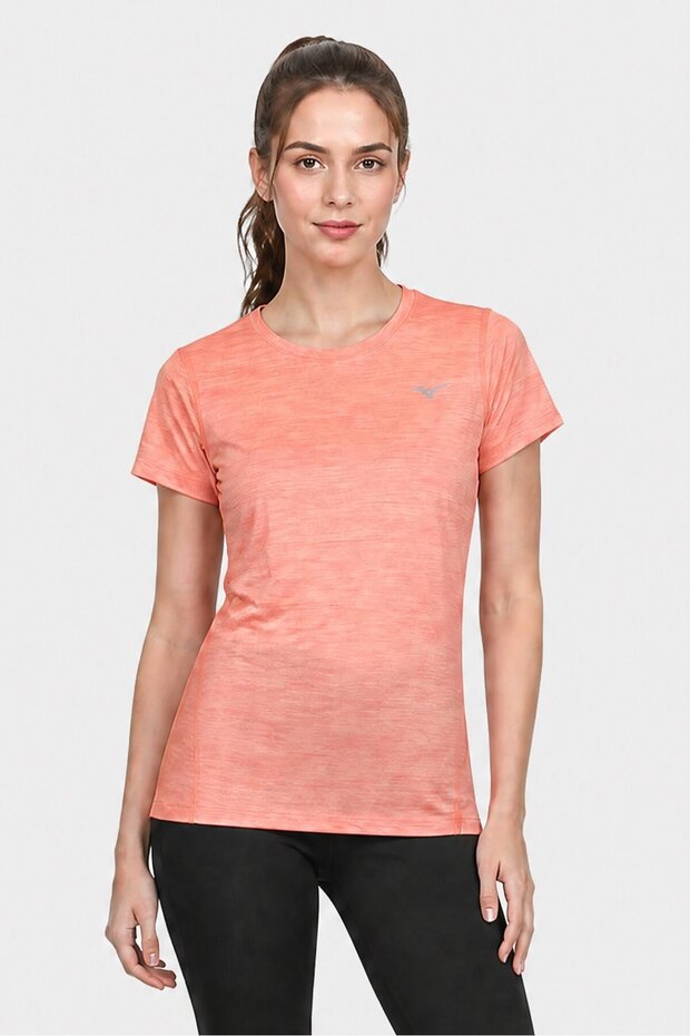 Women Sportswear Fit Short Sleeve Training T-Shirt, Coral