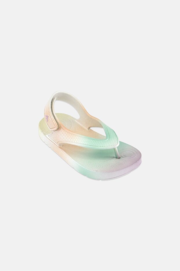 Toddlers Girl Iqushion Velcro Closure Sandals, Multicolor