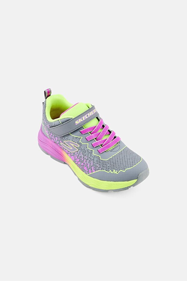 Kids Boy Adventure Blitz Velcro Closure Running Shoes, Grey