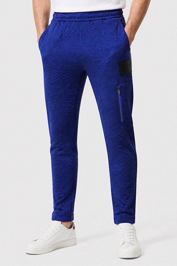 Boss Men Regular Fit Broad Logo Sweatpants, Royal Blue
