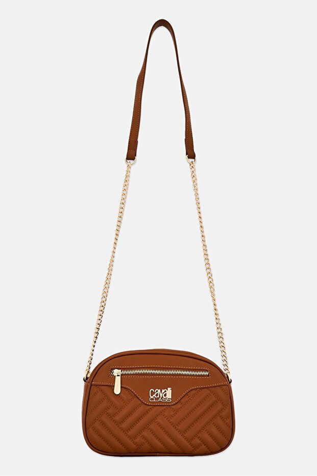 Women Brand Logo Cross Body Bag, Brown