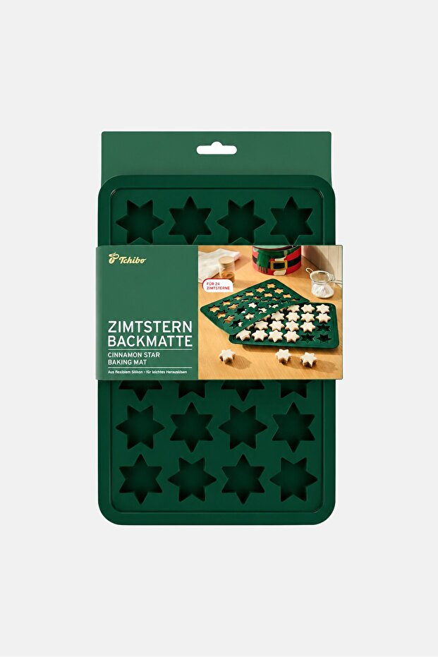 Cinnamon Star Baking Mat, Green