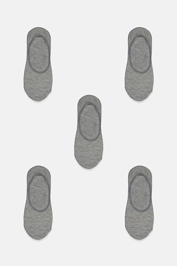 Women 5 Pairs Of Socks, Grey