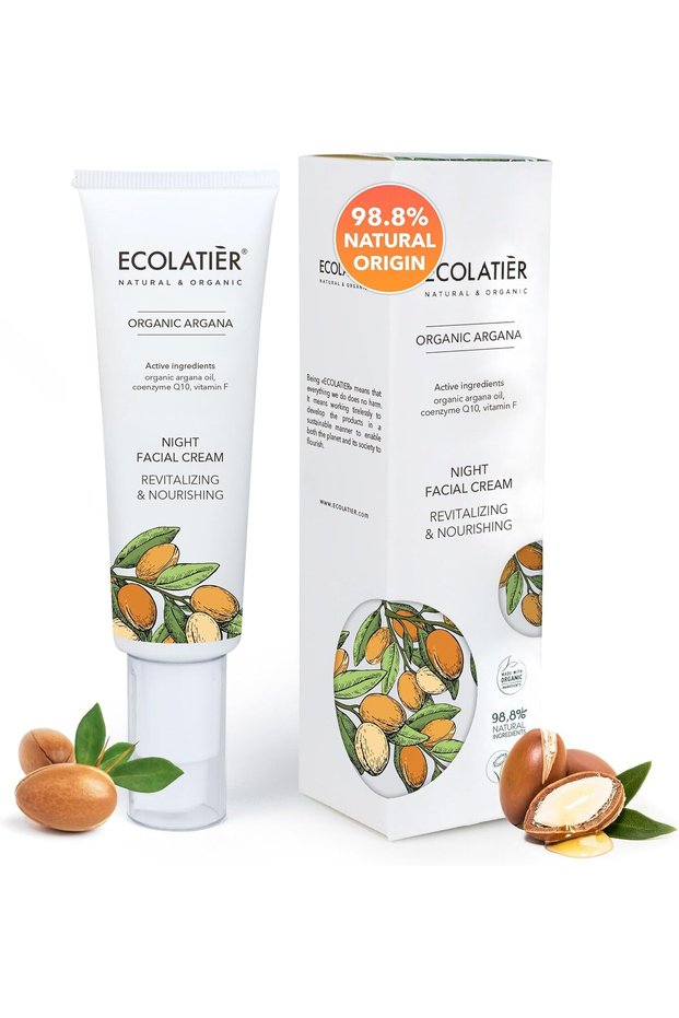 Revitalizing & Nourishing Night Facial Cream with Organic Argan 50ml