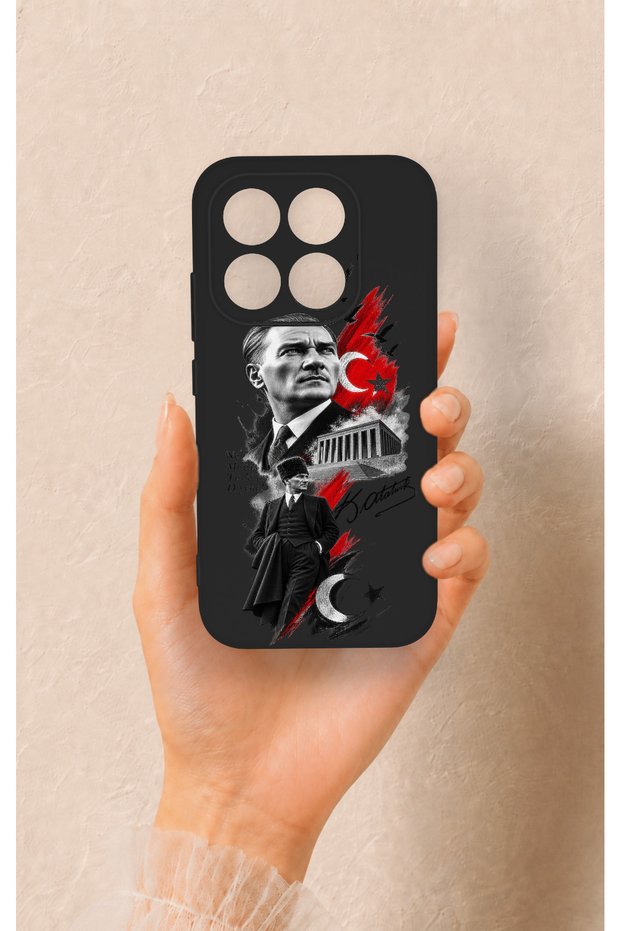 Mi 17 5g Compatible Ataturk Anıtkabir Patterned Silicone Case