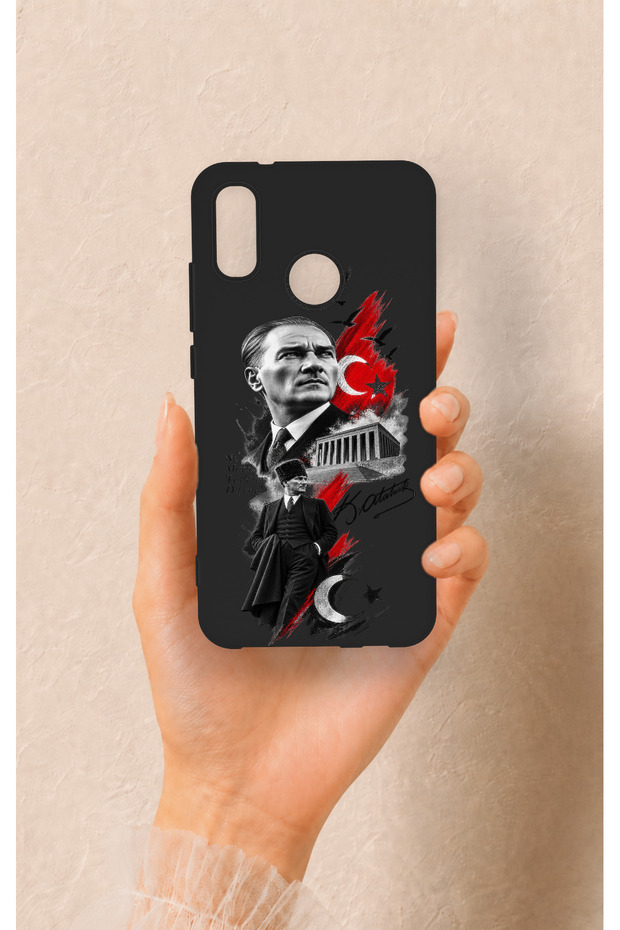 Huawei P20 Lite Compatible Ataturk Anıtkabir Patterned Silicone Case