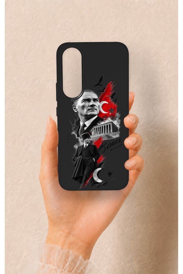 Vivo V70 Fe 5g Compatible Ataturk Anıtkabir Patterned Silicone Case