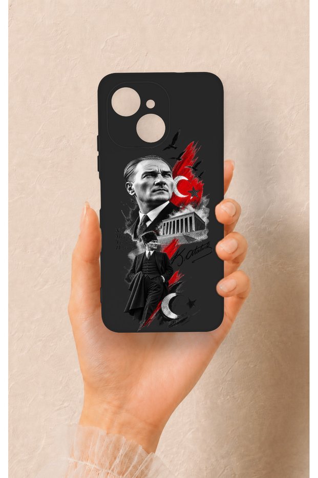 Tecno Spark 40C Compatible Ataturk Anıtkabir Patterned Silicone Case