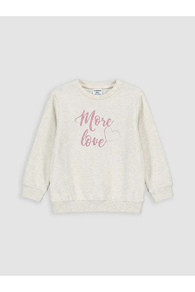 Lc Waikiki Printed Girls' Sweatshirt