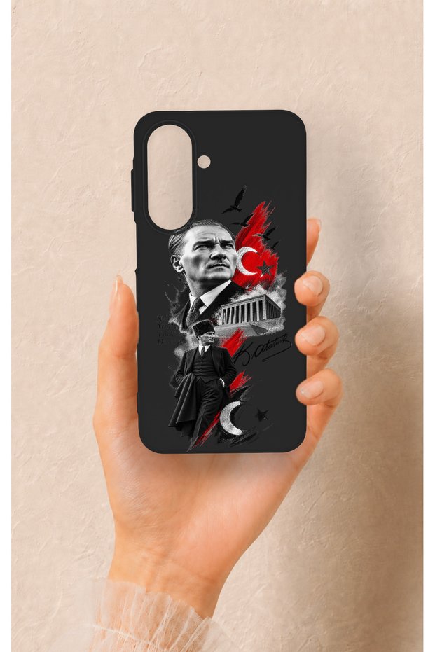 Samsung A27 Compatible Ataturk Anıtkabir Patterned Silicone Case