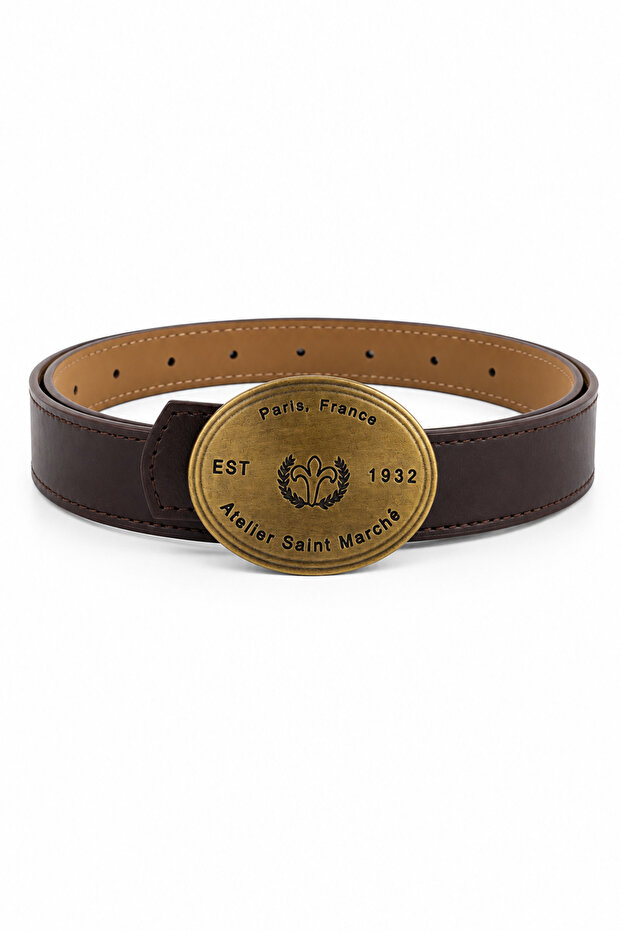 Paris Vintage Bitter Brown Belt