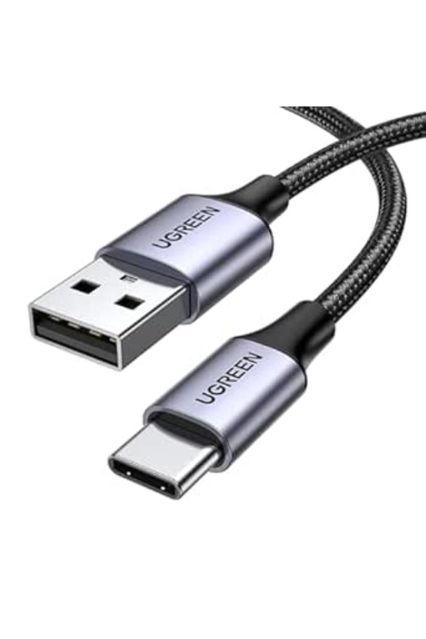 Yugreen 2m Nylon Braid Fast Charging USB Type C Cable for Samsung Galaxy S24 Note 20