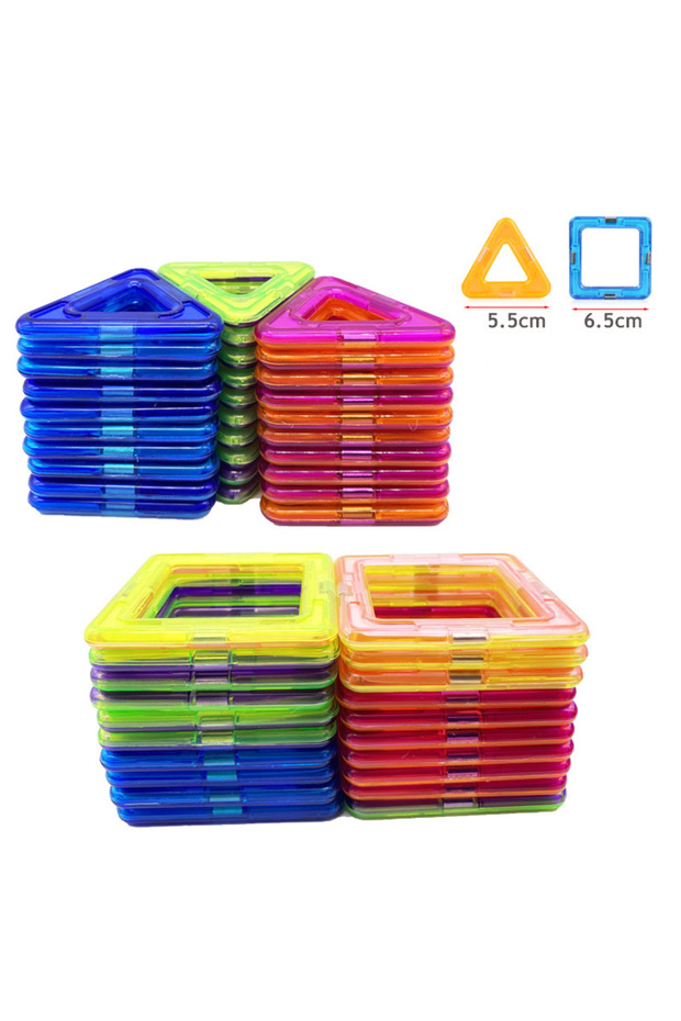 20-PCS Big Size Magnetic Designer Construction Set Model & Building Toy Plastic Magnetic Blocks Educ