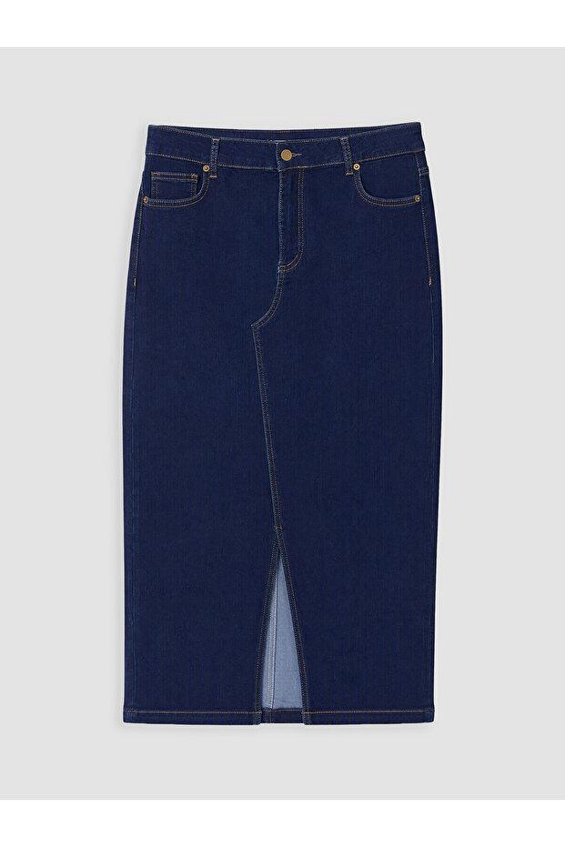 Texx Store Quality Plus Size Regular Fit Jean Skirt