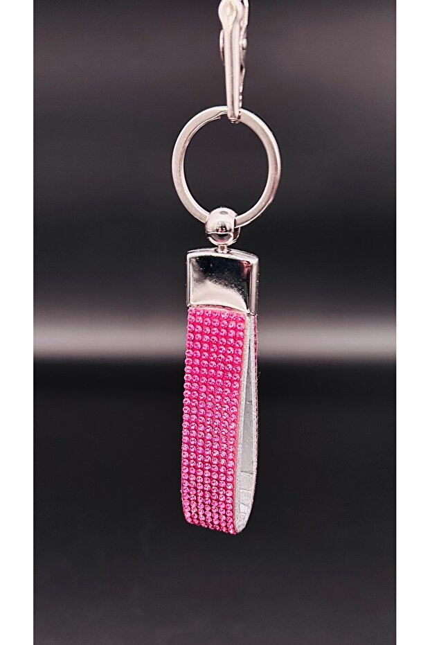 Fuchsia Stone Keychain Types