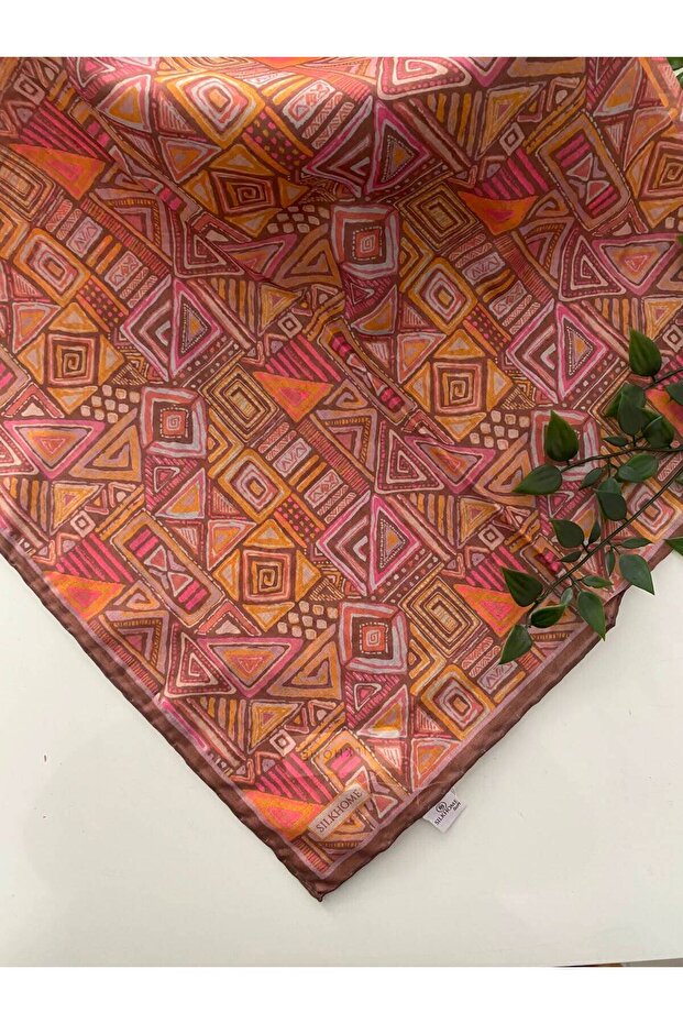 Hieroglyph Pattern Soft Cotton Scarf