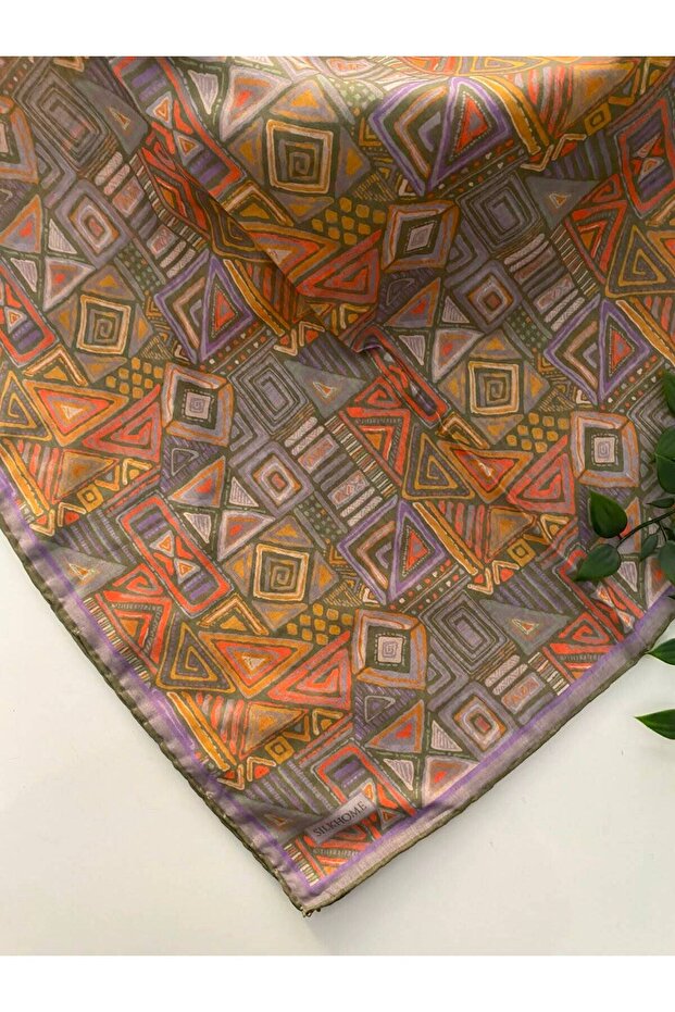 Hieroglyph Pattern Soft Cotton Scarf