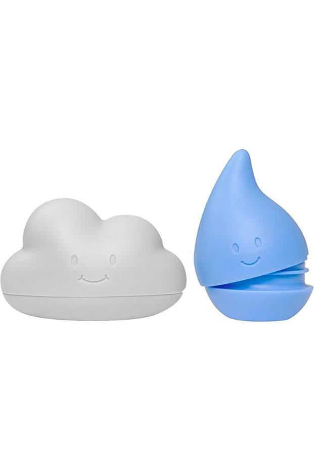 ألعاب استحمام بتصميم السحابة وقطرة الماء من يو بي بي اي، لون أزرق (Cloudy Blue)