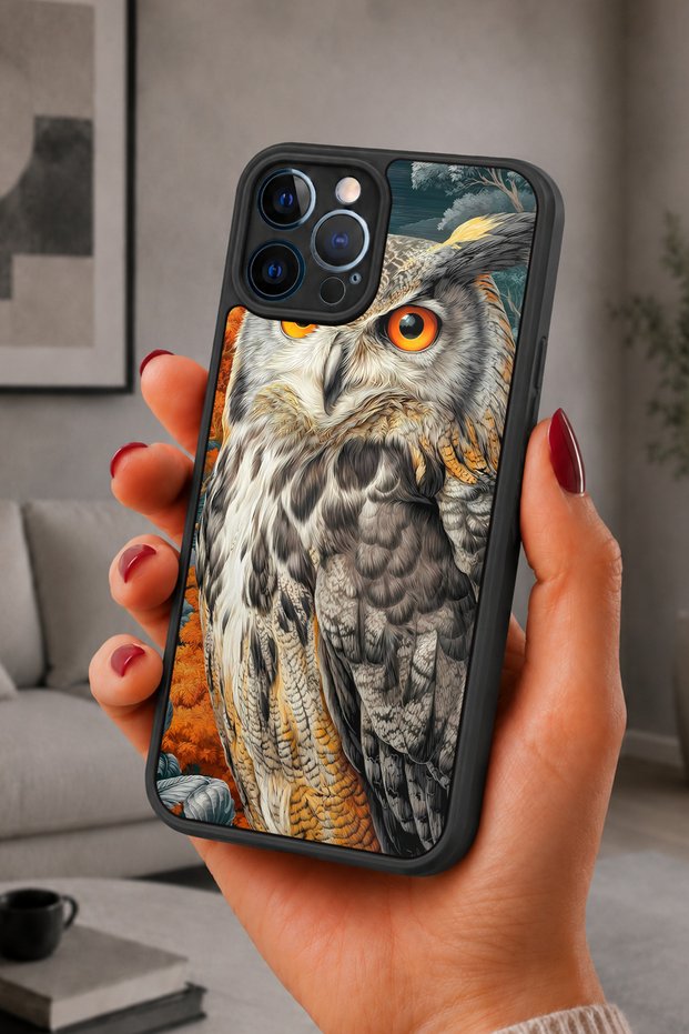 حافظة مقاومة للصدمات متوافقة مع هاتف iPhone 12 Pro Max مع حماية للكاميرا بنمط Puhu