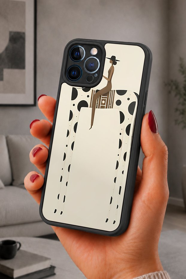 حافظة مقاومة للصدمات متوافقة مع هاتف iPhone 12 Pro Max مع حماية للكاميرا بنمط الحصان