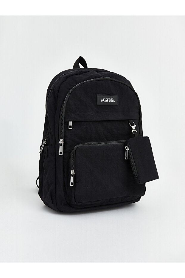 Lcw Accessories Black Girls' Backpack with Wallet Accessories