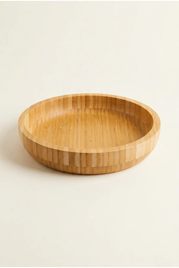 Bamboo Salad Bowl 18 cm / 22 cm – Bamboo Natural Wood Kitchen and Serving Bowl
