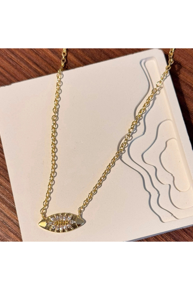 Eye Fine Stone Necklace