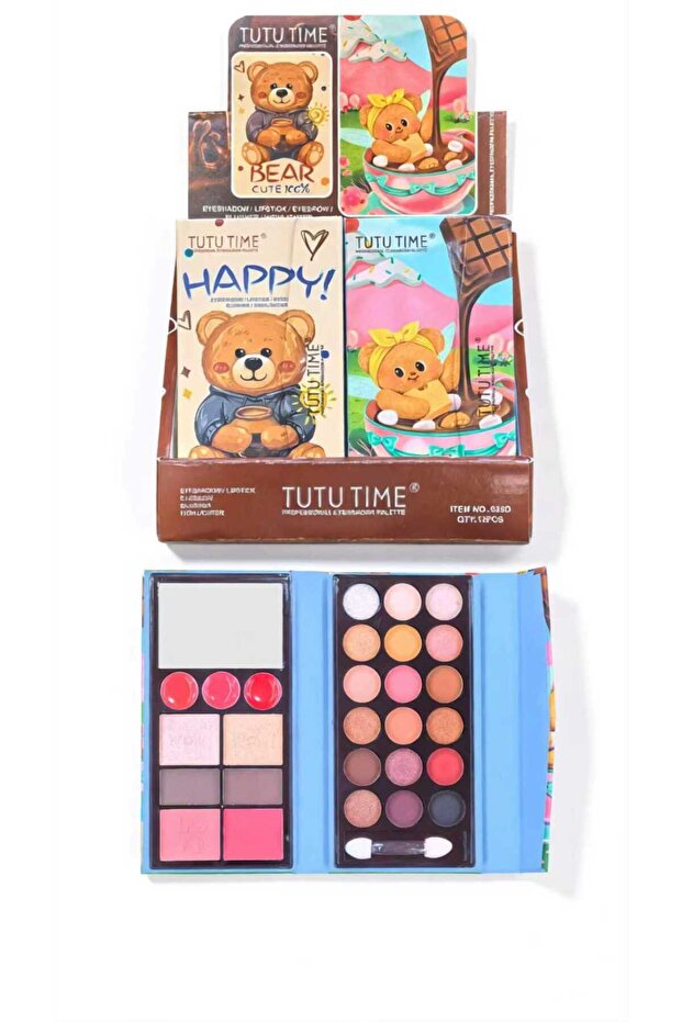 Cute Bear Set All-In-One Makeup Set (1Pc)