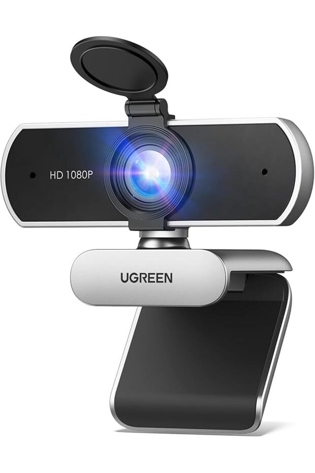 Yogreen Webcam 1080P Pc Camera for Computer Streaming Microphone Gray USB Hd |   High-Quality Live Streaming Camera