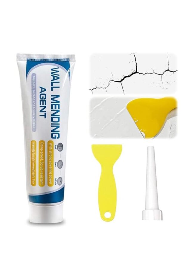 YOOJ® Drywall Patch Repair Kit, Wall Mending Agent with Built-in Brush, Quick Fix Wall Hole Crack P