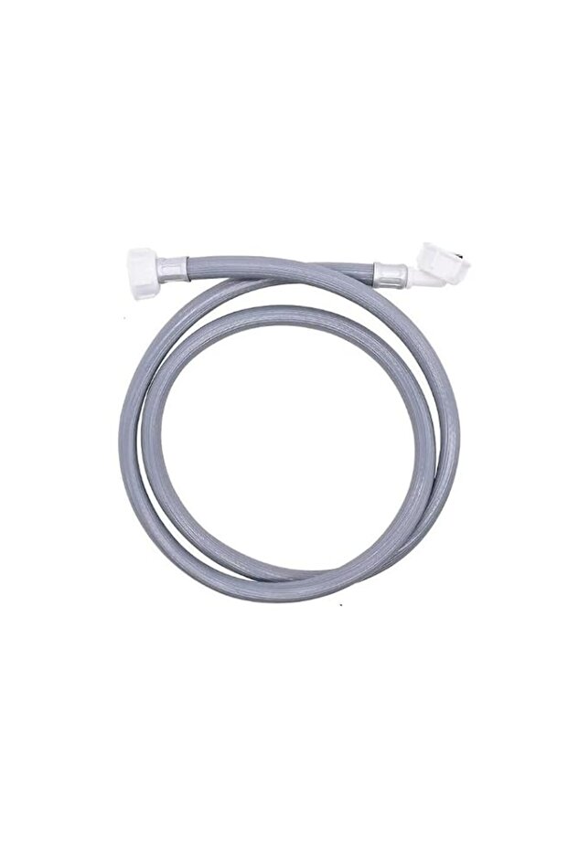 Duravel Washing Machine Inlet Hose with Steel Connectors, Grey 3 Meter
