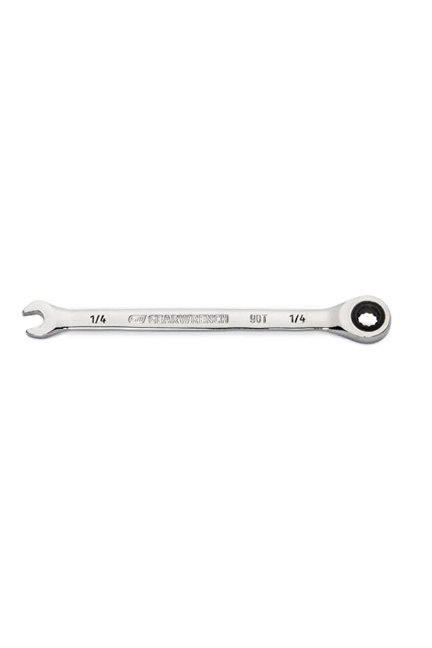 GEARWRENCH 1/4" 4 Degree Swing Arch 12 Point Ratcheting Combination Wrench - 86940