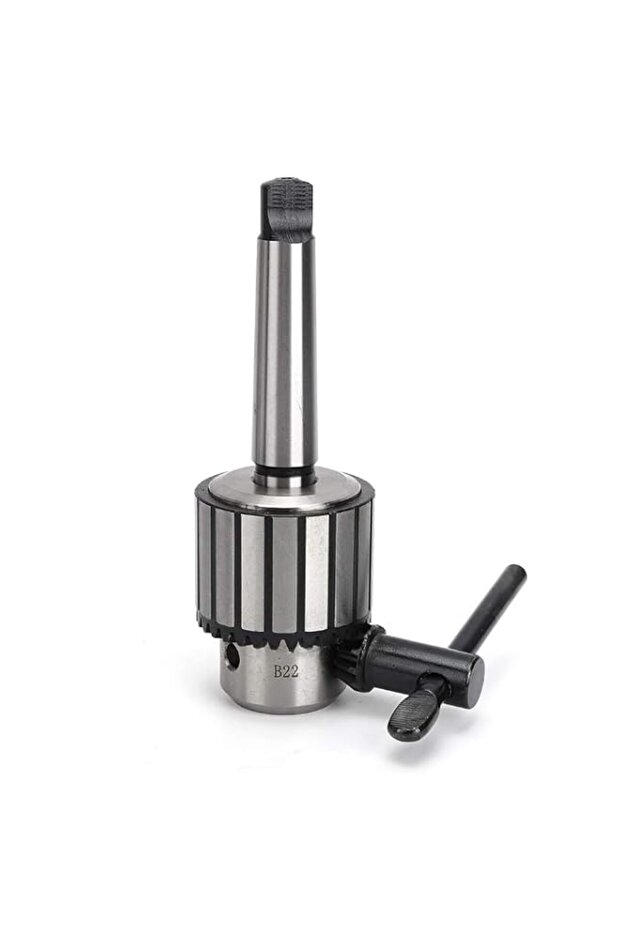 High Efficiency 5-20mm Steel Drill Chuck B22 for CNC Lathe and Bench Drill, Keyed Workholding Tool