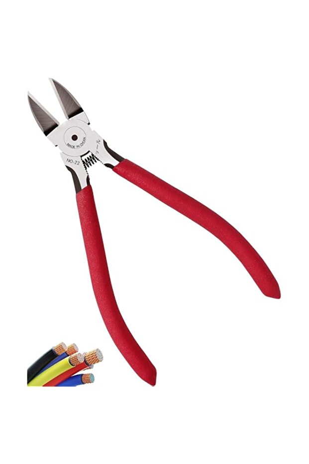 Wire Flush Cutters, 6 Inch Ultra Sharp Powerful Side Cutter Clippers with Longer Flush Cutting Edge