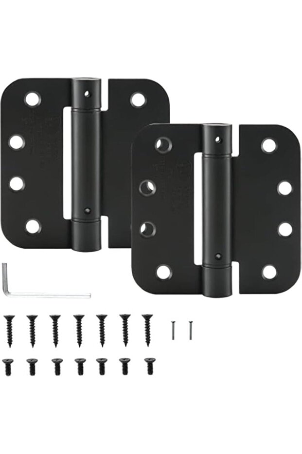 HOME MASTER HARDWARE 4 x 4 inch Adjustable Spring Door Hinge Self Closing Door Hinges with 5/8 in.