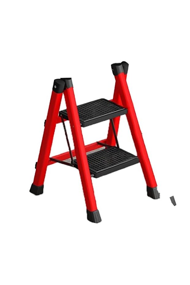 Foldable 2-Step Ladder, Folding Step Stool with Wide Anti-Slip Pedal-P3