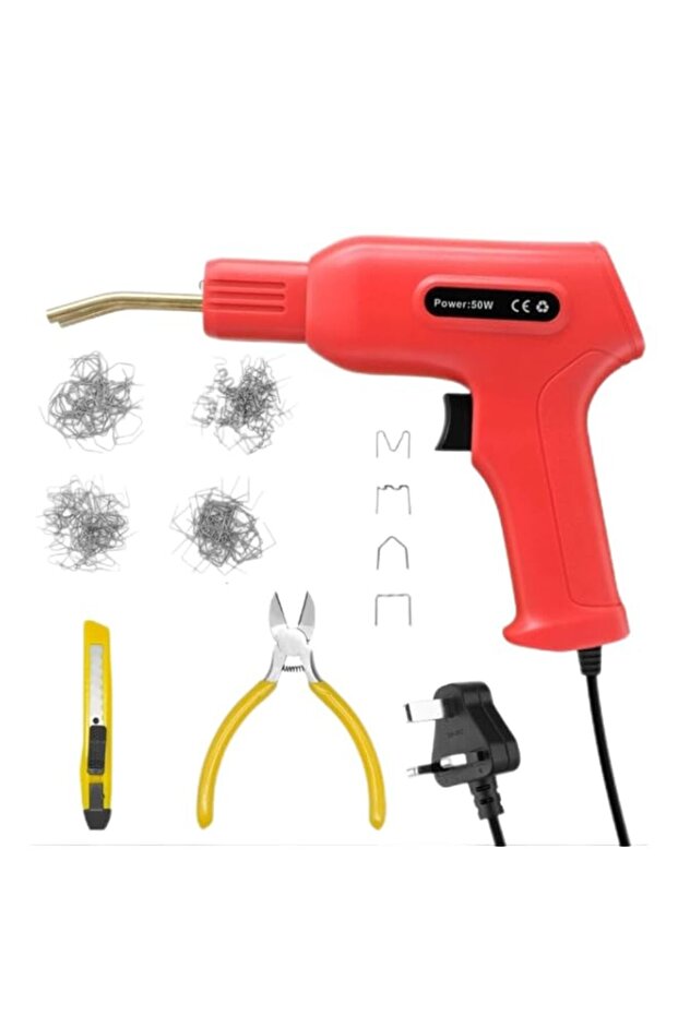 Plastic Welding Kit&Plastic Welder, Hot Presses Stapler Plastic Welding Car Bumper Repair Kit with