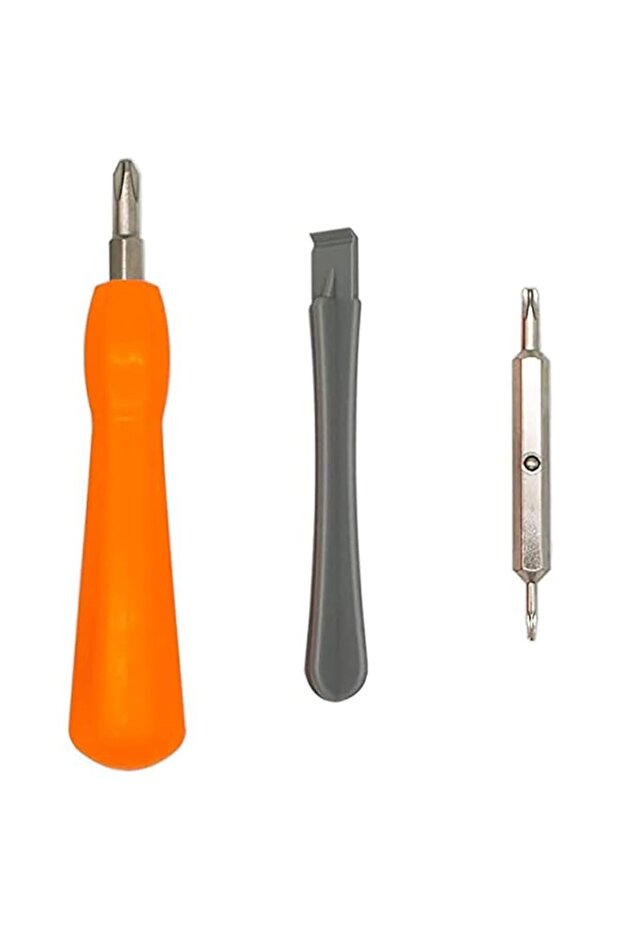 4-in-1 Multi-Bit Screwdriver Set - Quick Change Interchangeable Tool with Slotted Bits & Nut Driver