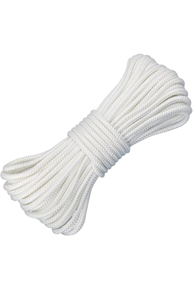 8MM Nylon Poly Rope Flag Pole Polypropylene Clothes Line Camping Utility Good for Tie Pull Swing Cl