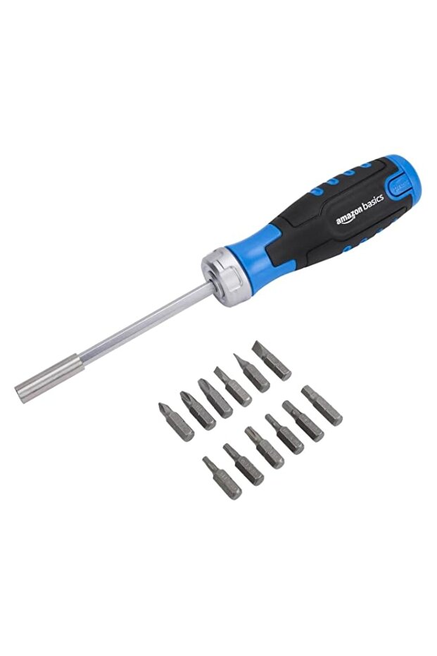 Basics 12 Piece in-1 Magnetic Ratchet Screwdriver