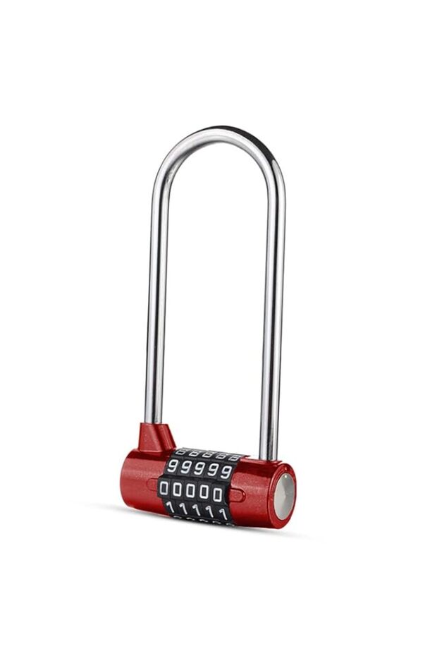 Tazweeq 5 Digit Combination Padlock, Extended Combination Lock, Luggage Travel Lock for Toolboxes,