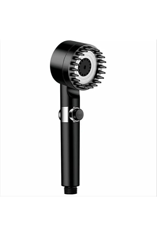 High-Pressure Negative Ion Handheld Shower Head with Stop Button | Multiple Spray Modes, Ion Filtra