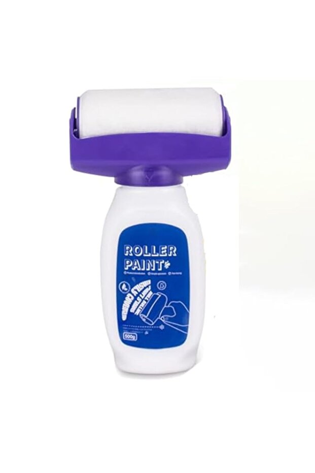 Small Roller Wall Patching Brush, White Paint for Wall, Portable Paint Roller Kit, Wall Repair Past