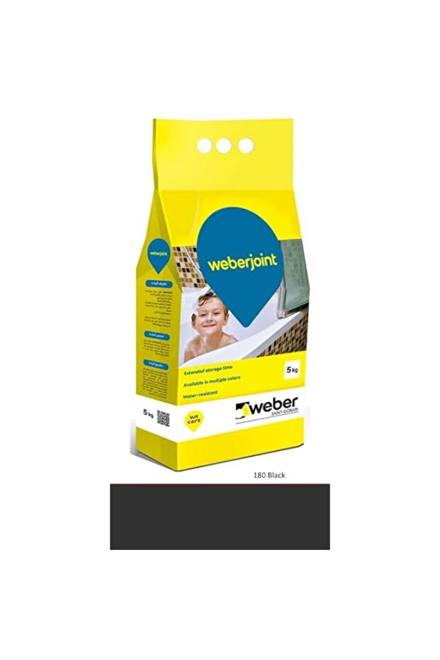 Royal Apex Weber Cement-Based Pre-Mixed Tile Joint Grout-Multi Colors (BLACK)