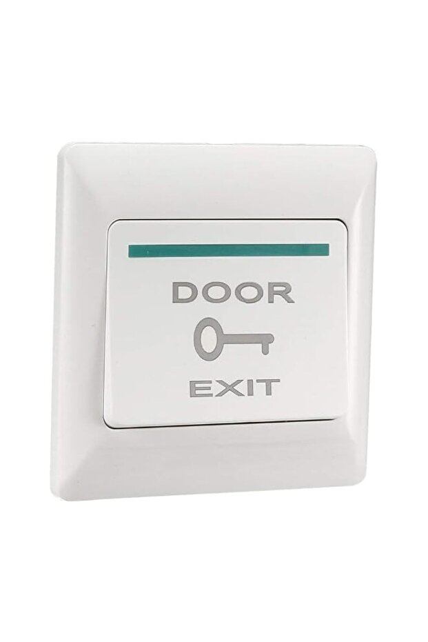 Rubik Push to Exit Button, Flame Retardant NO/COM Switch Panel for Access Control Door Release and