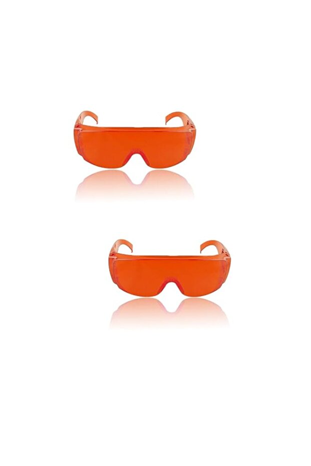 Eyewear 2-Pack: Teeth Whitening Lights & Eye Shields, Safety Glasses with LED Protection, Lab Goggl