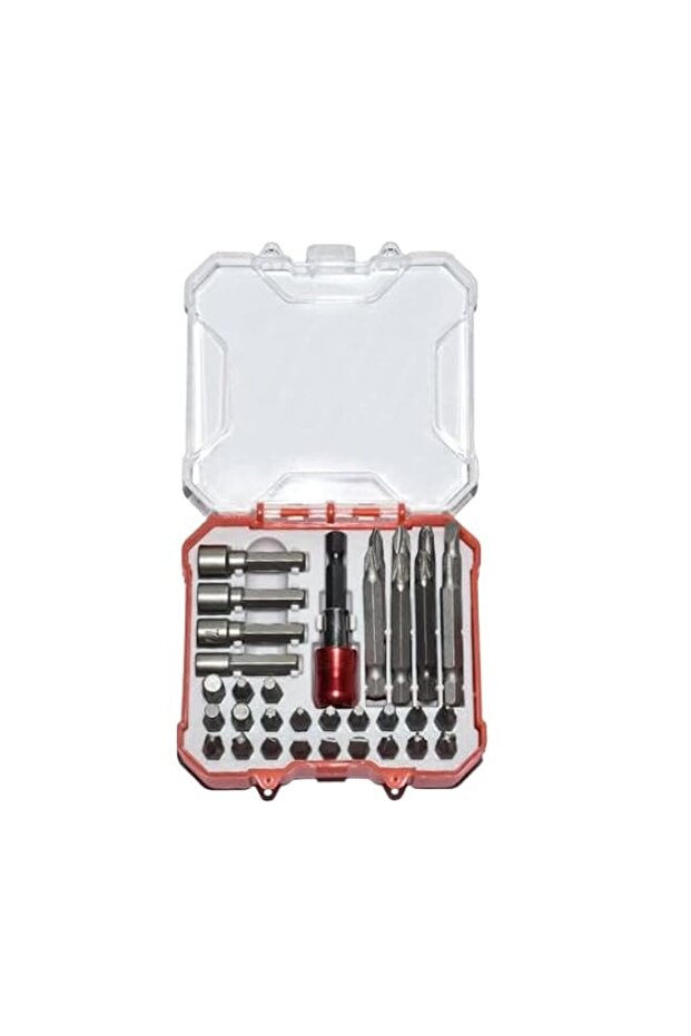 ELEPHANTBOAT® 34pc screw socket set, hand drill for screwing, household tool set, cross shaped elec